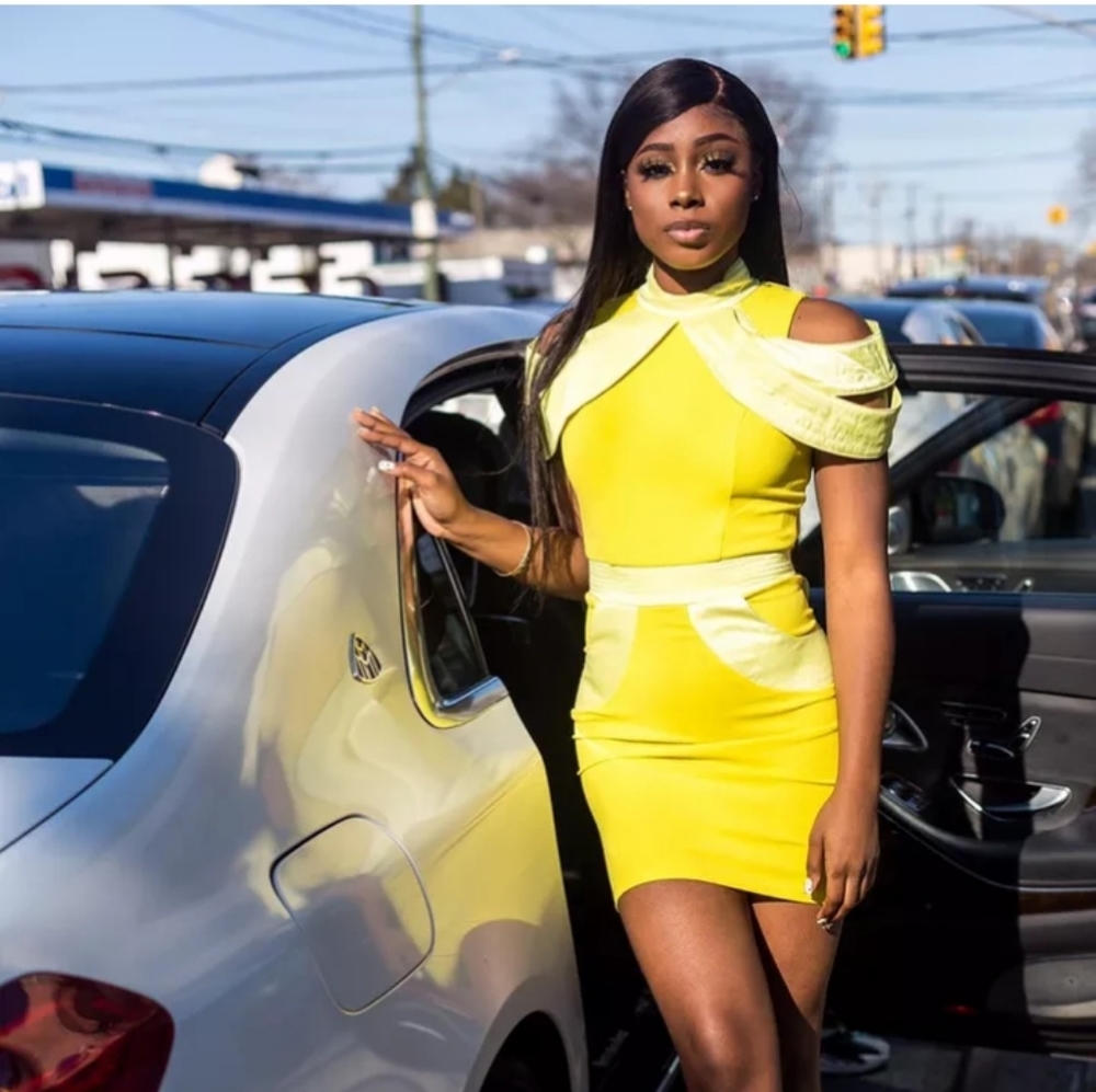 Color me yellow dress